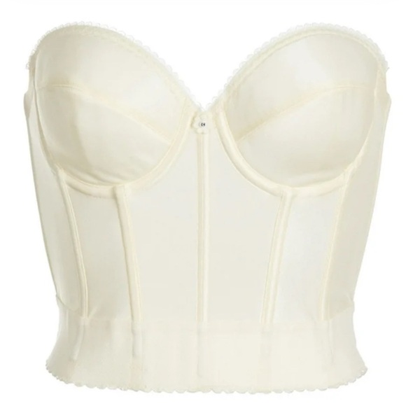Dominique Cream Strapless Bra with Structured Support - Picture 1 of 6